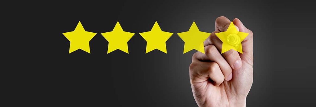5 star reviews